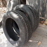 دو عدد لاستیک سایز ۱۶ و زاپاس پژو