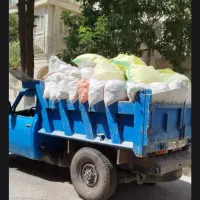 حمل نخاله زباله آشغال شن ماسه نیسان کمپرسی