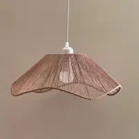 لوستر رافیا مدل موج (قطر 48 CM)