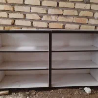دکور mdf|کتابخانه، شلف، قفسههای دیواری|کاشان, فاز ۱ ناجی آباد|دیوار