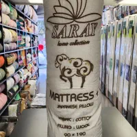 تشک پشمی طبی ترک با یک عدد بالش پشمی طبی