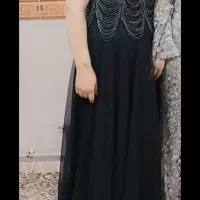 لباس مجلسی سنگ دوزی شده مزونی