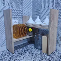 استند چوبی و شلف چوبی ادویه نظم دهنده