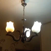 لوستر سه شاخه و دیوار کوب