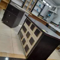 میز مدیریت ' دورنگ MDF