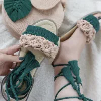 صندل تابستانی مکرومه
