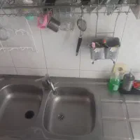 سینگ ظرفشویی دوقلو وگچکاری