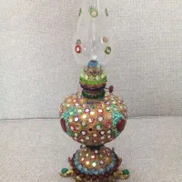 چراغ گردسوز آنتیک ۵۰ ساله دست ساز بدون نمونه