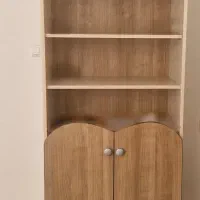 میز تحریر و کتابخانه تمام ام دی اف