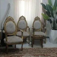 مبل سلطنتی 9 نفره چوب گردو