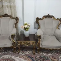 مبلمان ۷نفره همراه با دو عسلی|مبلمان خانگی و میز عسلی|بندر ماهشهر, |دیوار