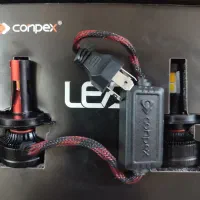 یک جفت هدلایت دورنگ زرد سفید