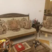 مبلمان ۷نفره فرفژه وچوب روس وتمیز نهار خوری ۶ نفره