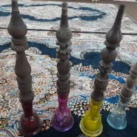 تعدادی قلیان چوبی