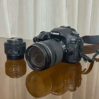 دوربین کنون 80D با لنز 18-135 + 50 f1.8