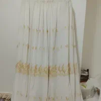 پرده حریر پفکی