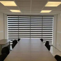 تولید پرده زبرا مناسب دفتر/دفاتر اداری چاپ لگو