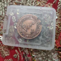 تعدادی سکه ۲۰۰ تومانی و ۵۰۰ تومانی