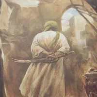 تابلو المیزان اثر کلکسیونی استاد روح الامین