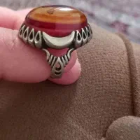 انگشتر باباقوری رکاب اشکی وزن سنگین سنگ درشت