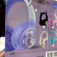 هدفون بلوتوثی طرح گربه