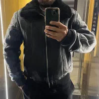 کاپشن بوفالو چرم اصل اورجینال خلبانی