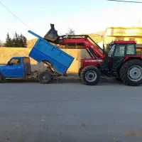 خدمات بیل جلو تراکتوری و نیسان کمپرسی