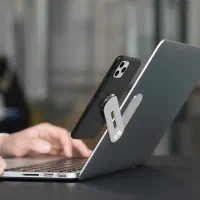 پایه نگهدارندِموبایل کنار لپ تاپ آهنربایی مدل فلزی