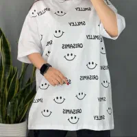 تیشرت لانگ لبخند