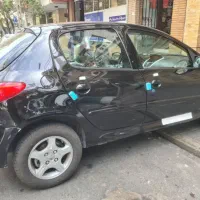 پژو ۲۰۷ اتومات سقف فلز مشکی