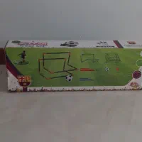 بازی فوتبال آپارتمانی با تور دروازه و توپ