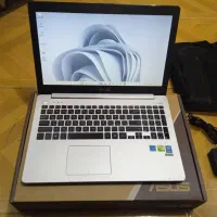 لپتاپ ASUS K551 LB با کارتون و وسایل جانبی