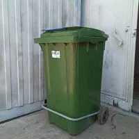 سطل زباله مکانیزه ۲۴۰ لیتری رازک پلاست