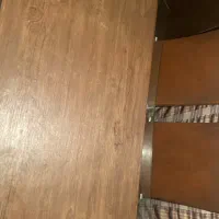 میز نهار خوری چهار نفره دوطبقه پایه استیل