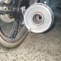 اگزوز فابریکی کویر ۲۰۰ نو ولی دستکاری شده