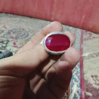 انگشتر نقره یاقوت کاردست