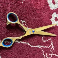 ست قیچی آرایشیگری طلایی(صیام فینی) ۶اینچ پلاس