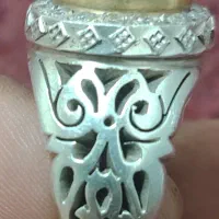 انگشتر نقره نگین زبرجد اصلی