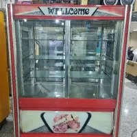 یخچال ویترینی دوطرف نما چهاردرب تمیزصنعتی
