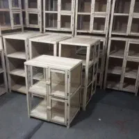 ساخت انواع قفس چوبی گنجه توری خونه نی بندی درب قفس
