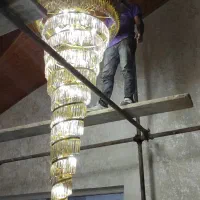 نصاب لوستر بدون جوشکاری بصورت تخصصی