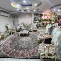 مبلمان سلطنتی ۹ نفره با چوب راش