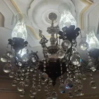 لوستر ۶ شعله برنجی