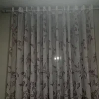 پرده حریر دو عدد