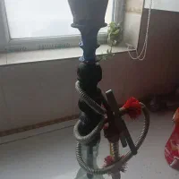 قلیان چوبی گردو با طعم دوسیب فاخر
