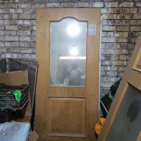 درب چوبی سه لنگه در حد نو
