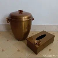 سطل و جا دستمال کاغذی خمره ای