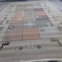 یک عدد فرش‌۹ متری گلیم بافت چار خانه خوش نقش