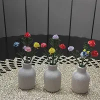 سه عددگل باگلدان باهم ۱۸۰تومن کوچیکن ارتفاع ۱۰سانت