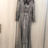 پیراهن مجلسی کار شده درحد‌نو